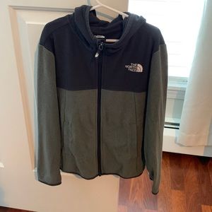 Boys North Face Fleece Fall/spring jacket size small